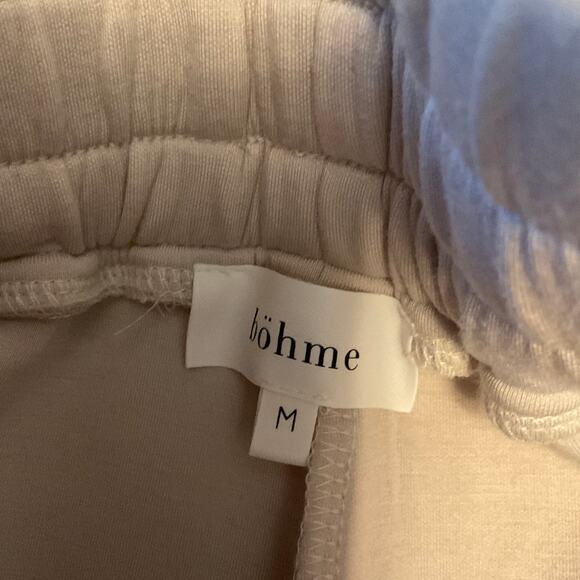 NWOT Böhme (Bohme) PARKER Sweatpants In Bone / Cream Size Medium - Picture 8 of 10